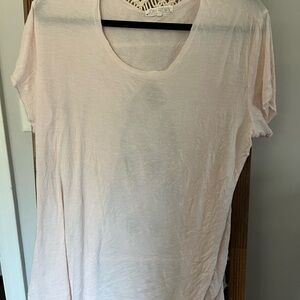 Joah Brown Light Pink Short Sleeve Tee